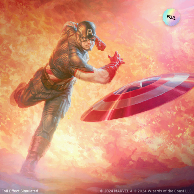Secret Lair Marvel: Captain America Foil Edition