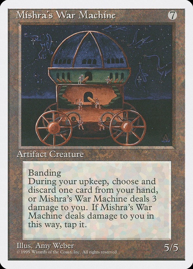 Mishra's War Machine (337) ES [Fourth Edition Foreign Black Border]
