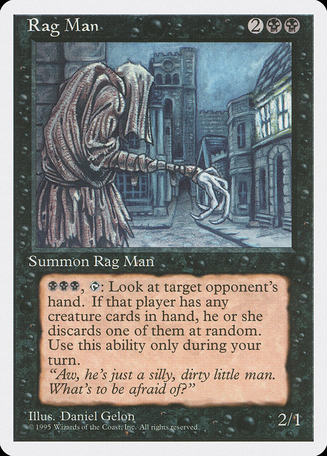 Rag Man (155) ES [Fourth Edition Foreign Black Border]