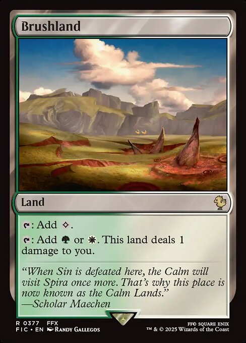 Brushland (377) [Final Fantasy Commander]
