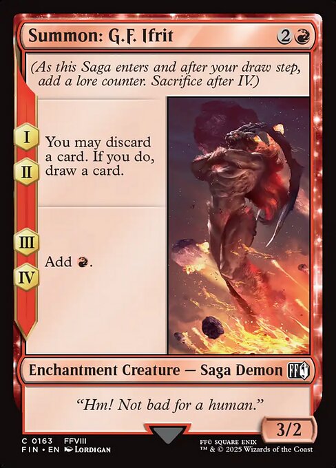 Summon: G.F. Ifrit (163) [Final Fantasy]