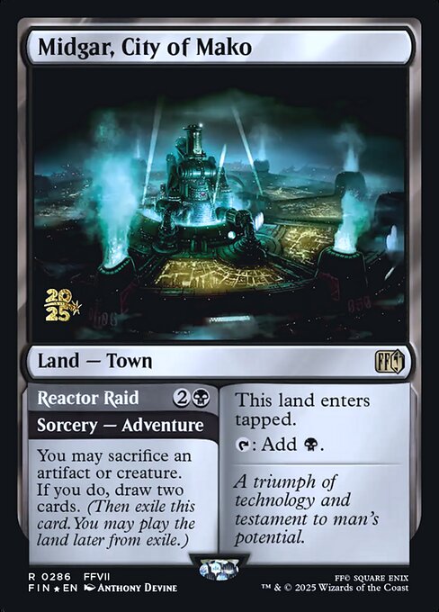 Midgar, City of Mako // Reactor Raid (286s) [Final Fantasy Promos]