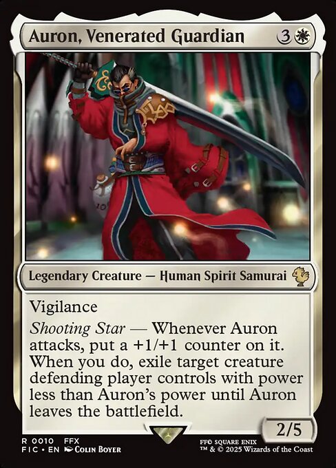 Auron, Venerated Guardian (10) [Final Fantasy Commander]