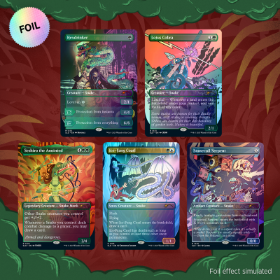 Secret Lair : Ssssssnakessssss Foil Edition