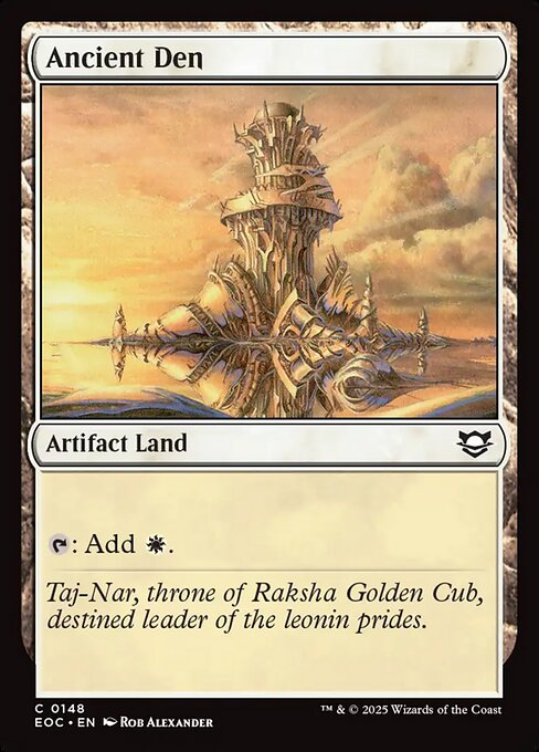 Ancient Den (148) [Edge of Eternities Commander]