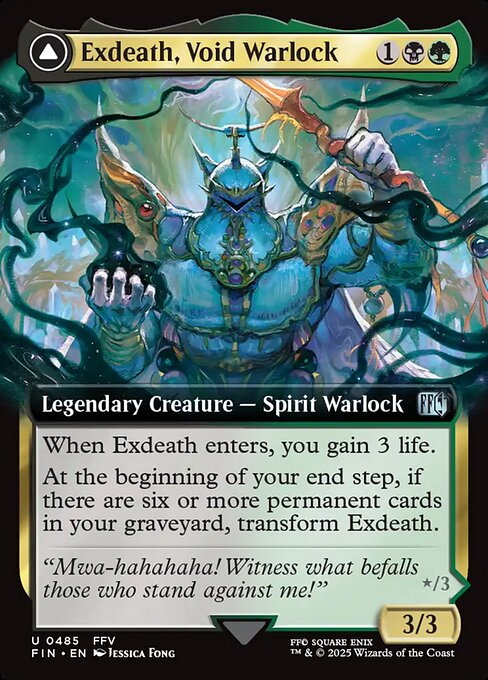 Exdeath, Void Warlock // Neo Exdeath, Dimension's End (485) [Final Fantasy]
