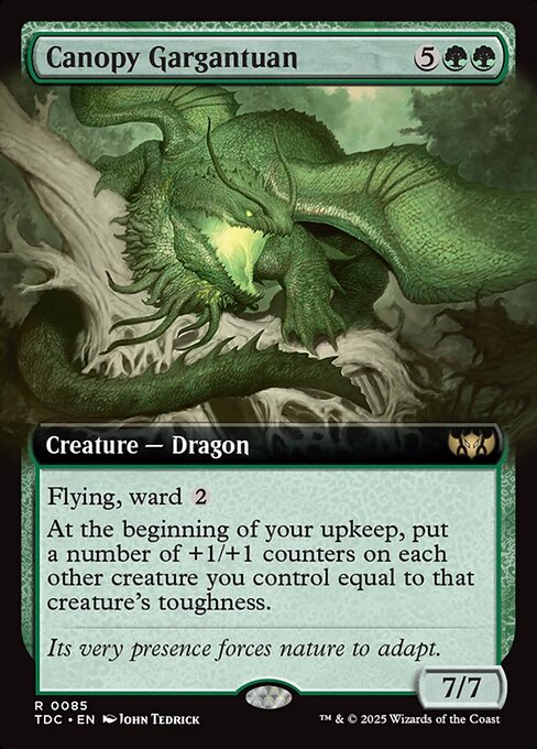 Canopy Gargantuan (85) [Tarkir: Dragonstorm Commander]