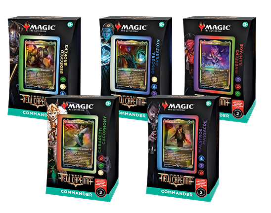 MTG Streets of New Capenna Commander Set of 5