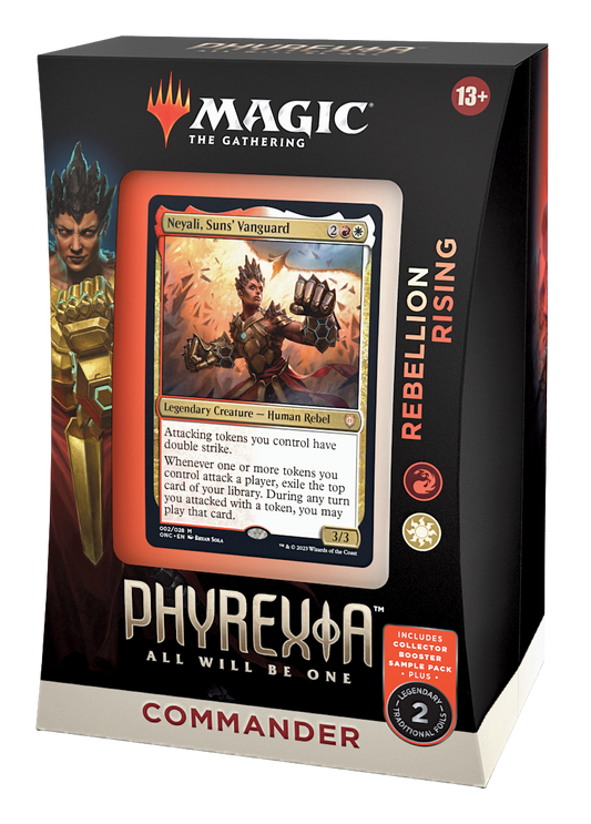 MTG PHYREXIA ALL WILL BE ONE COMMANDER REBELLION RISING
