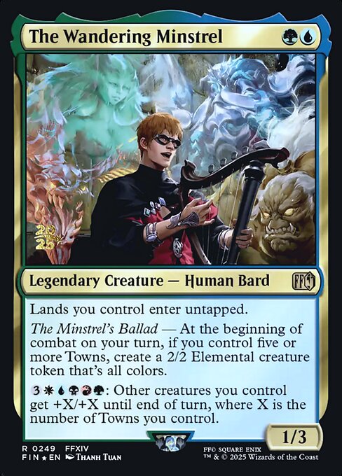 The Wandering Minstrel (249s) [Final Fantasy Promos]