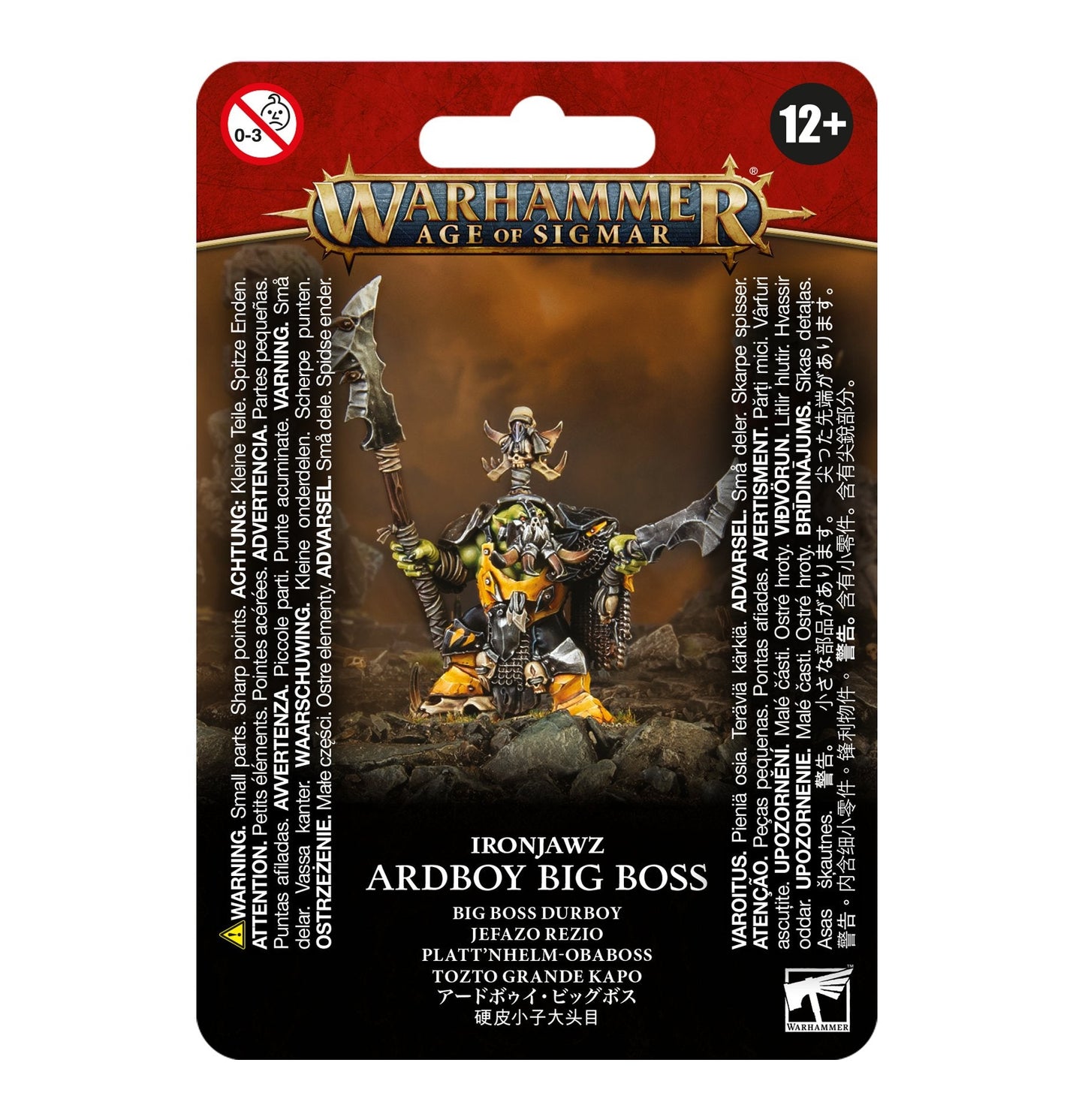 Warhammer : Age of Sigmar - Orruk Warclans: Ardboy Big Boss