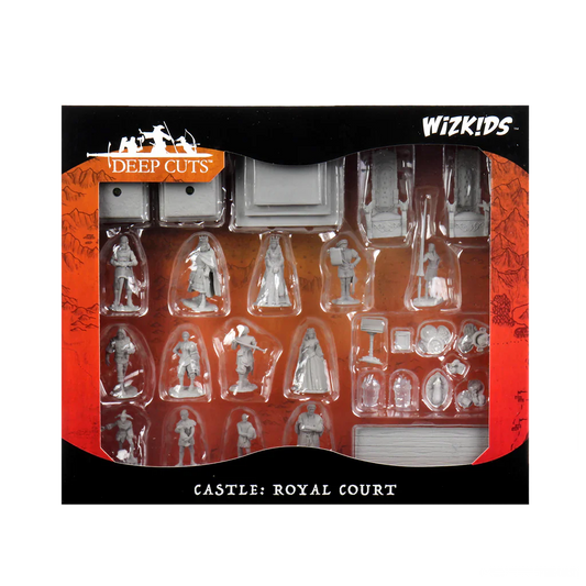 WIZKIDS UNPAINTED MINIS WV12 CASTLE ROYAL COURT