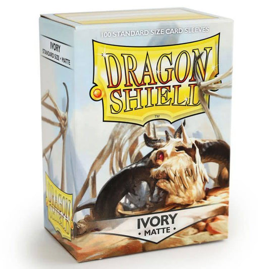 DRAGON SHIELD SLEEVES MATTE IVORY 100CT