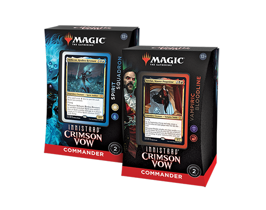 MTG INNISTRAD MIDNIGHT HUNT & INNISTRAD CRIMSON VOW COMMANDER SEALED CASE (4 DECKS)