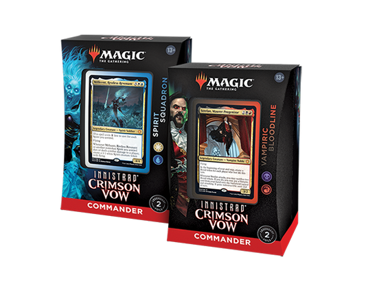 MTG INNISTRAD MIDNIGHT HUNT & INNISTRAD CRIMSON VOW COMMANDER SEALED CASE (4 DECKS)