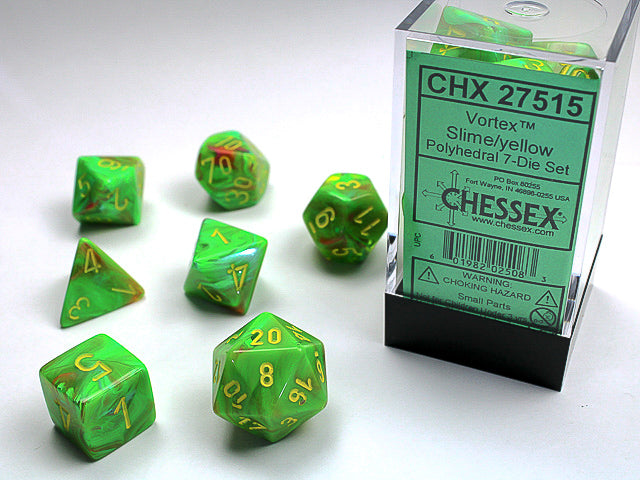 VORTEX 7-DIE SET SLIME/YELLOW