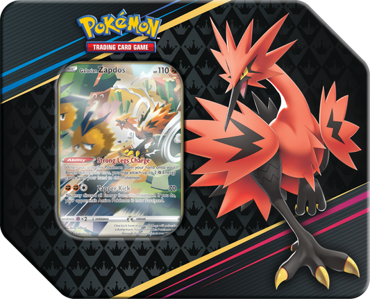 POKEMON CROWN ZENITH- Galarian tin Zapdos
