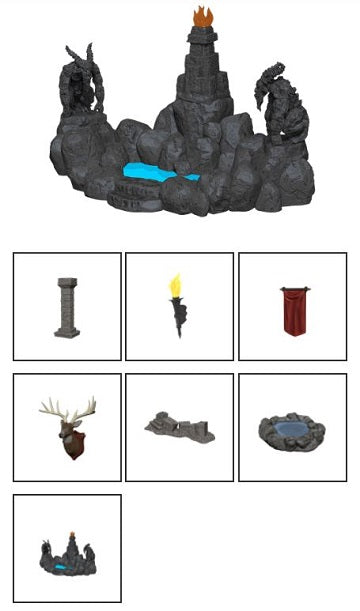 WIZKIDS UNPAINTED MINIS WV11 POOLS AND PILLARS