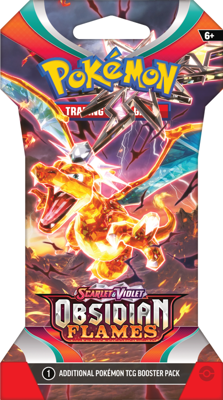 SLEEVED POKEMON SV3 OBSIDIAN FLAMES PACK