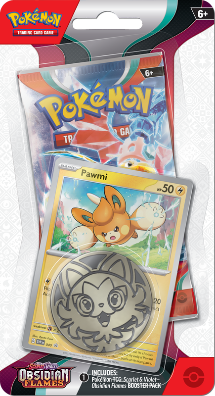 POKEMON SV3 OBSIDIAN FLAMES CHECKLANE BLISTER PAWMI
