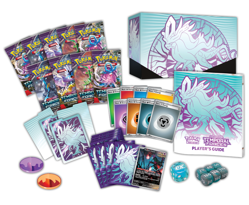 Pokemon SV5 Temporal Forces Elite Trainer Box Walking Wake