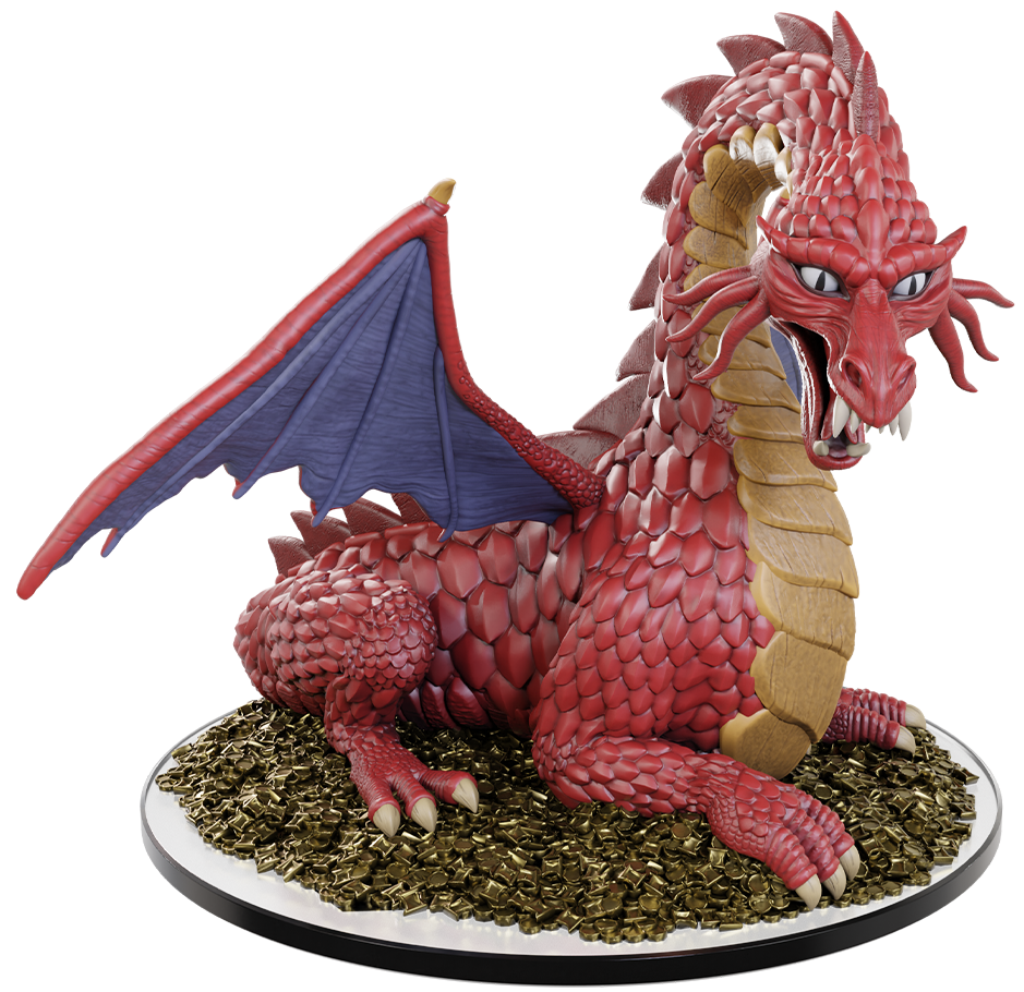DND Icons 31 : 50th Anniversary Red Dragon