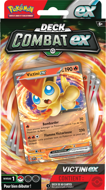 Pokemon Deck Combat Victini EX (FRENCH)