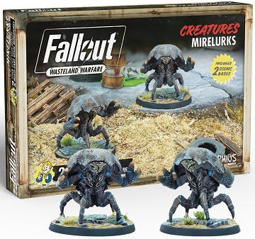 Fallout Wasteland Warfare: Creatures Mirelurks