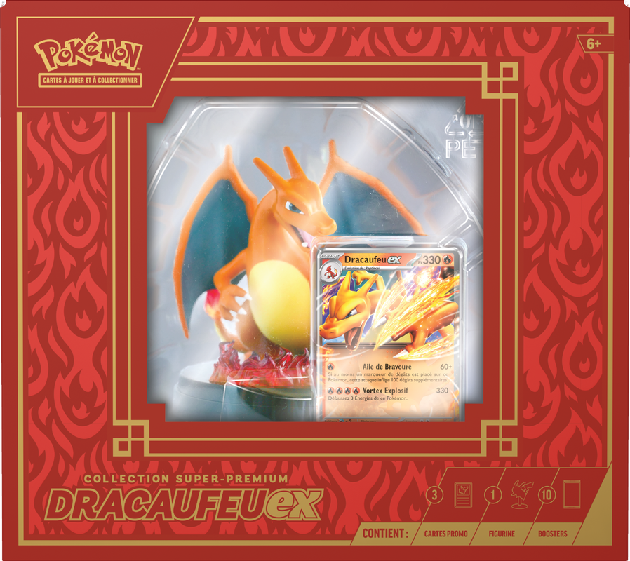 Pokemon Dracaufeu EX Collection Super-Premium (French)
