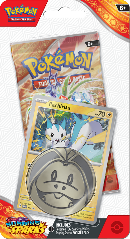 Pokemon SV8 Surging Sparks Checklane Pachirisu