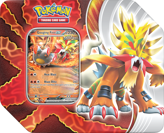 Pokemon Paradox Destinies Tin Gouging Fire EX