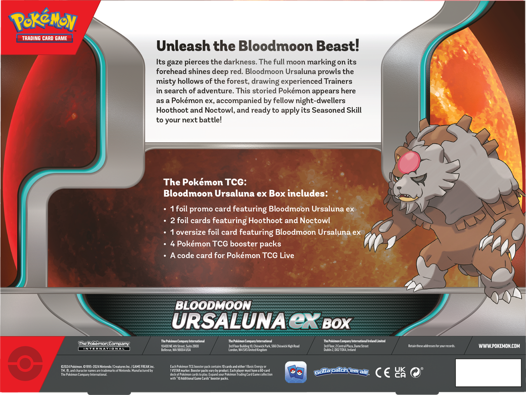 Pokemon Coffre Ursaking Lune Vermeille-EX (FR)