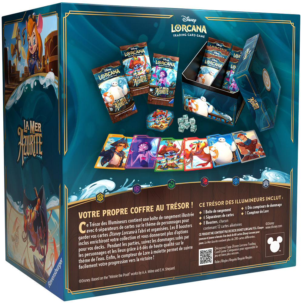 Disney Lorcana Mer Azurite Trésor des Illumineurs (FR)