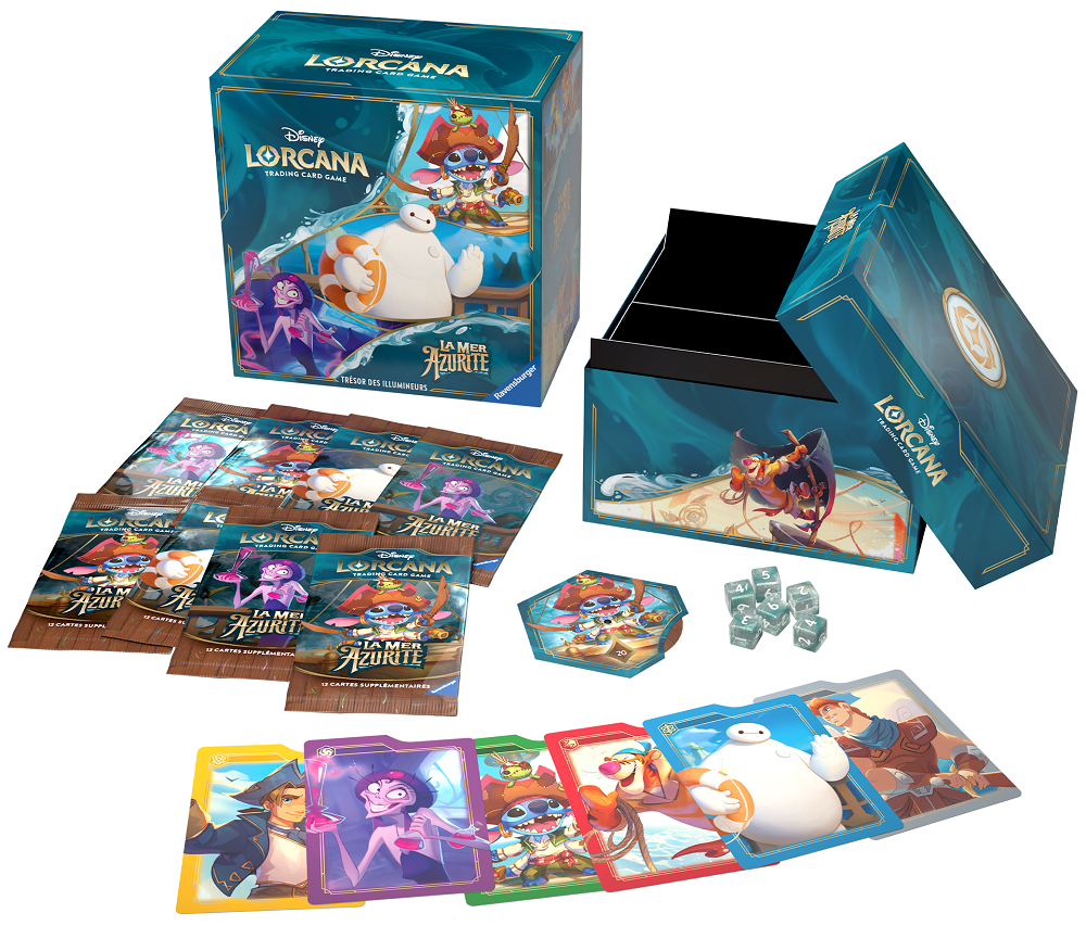 Disney Lorcana Mer Azurite Trésor des Illumineurs (FR)