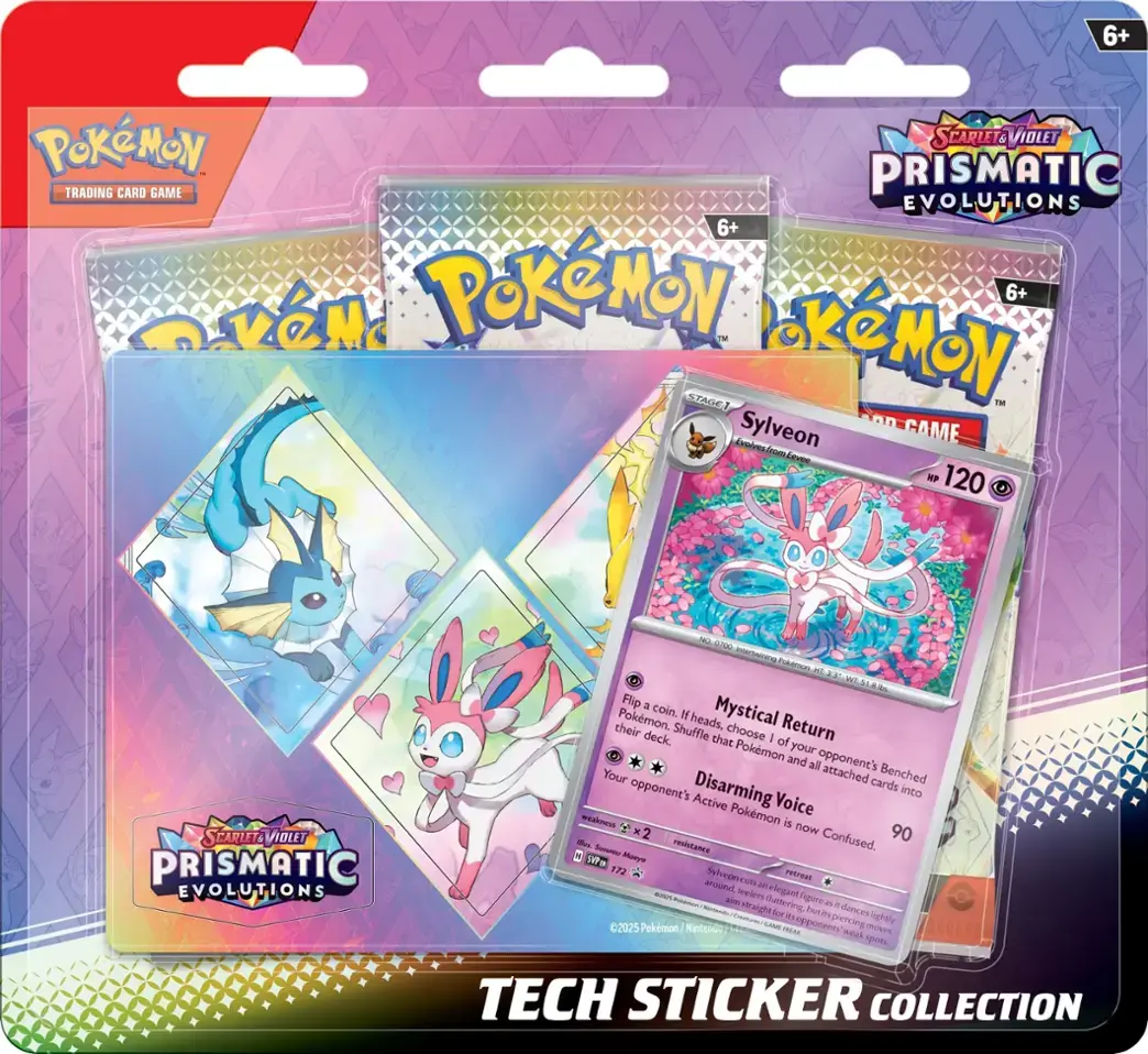 Pokemon SV8.5 Prismatic Evolutions Tech Sticker Sylveon