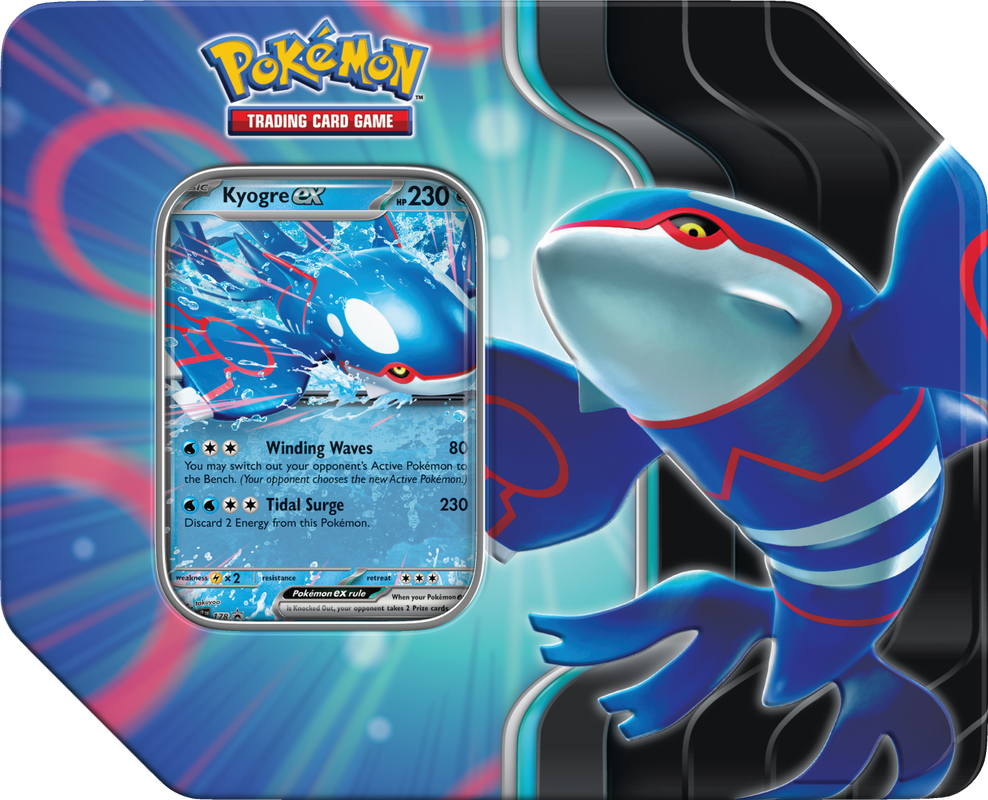 Pokemon Azure Legends Tin Kyogre ex (2025-02-21)