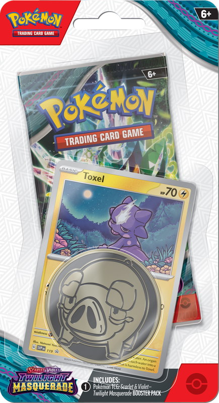 Pokemon SV6 Twilight Masquerade Checklane Blister Toxel