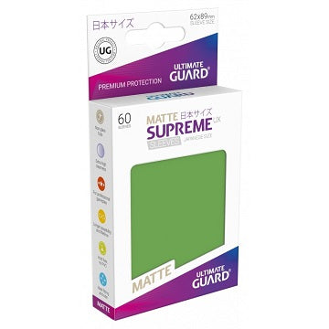 UG SLEEVES SUPREME UX SMALL MATTE GREEN 60CT