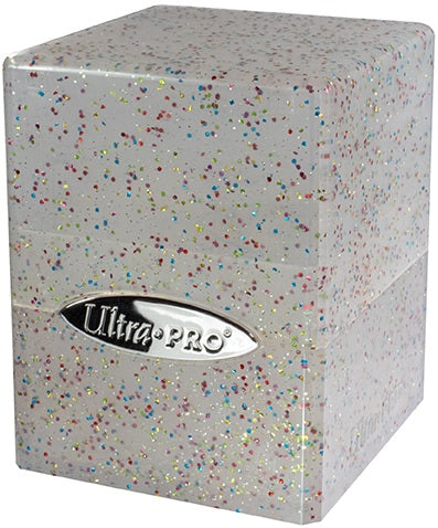 UP D-BOX SATIN CUBE GLITTER CLEAR