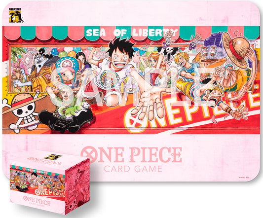 One Piece CG Playmat/Card Case Set 25th Edition