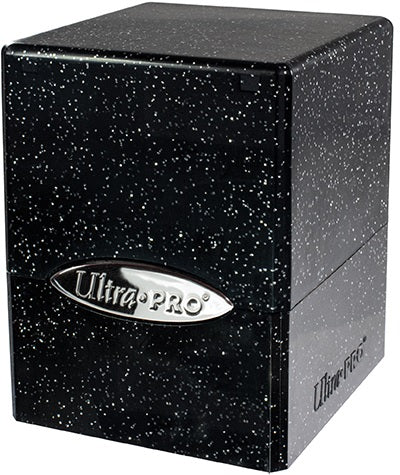 UP D-BOX SATIN CUBE GLITTER BLACK