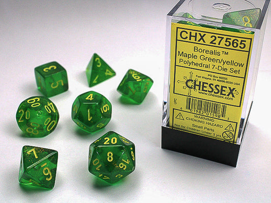 BOREALIS 7-DIE SET MAPLE GREEN/YELLOW