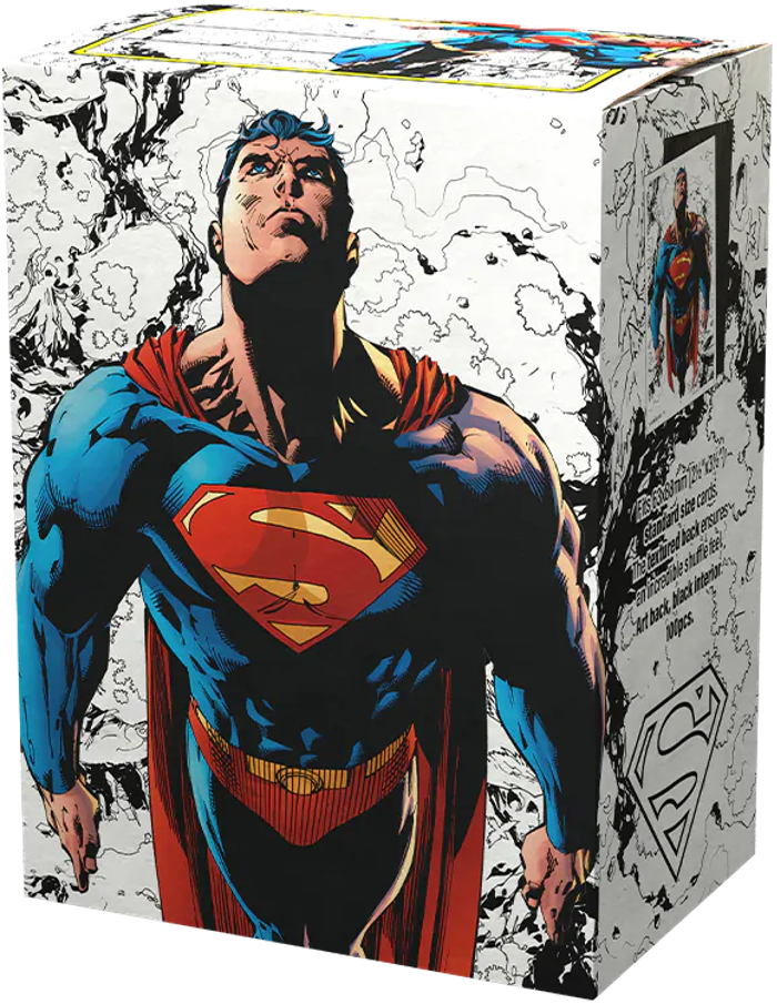 DRAGON SHIELD SLEEVES SUPERMAN CORE FULL COLOR 100CT