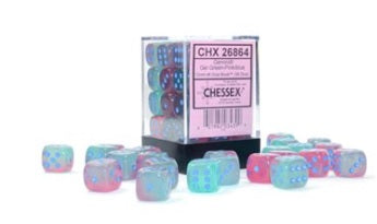 GEMINI 36D6 GEL GRN-PINK/BLUE LUMINARY 12MM