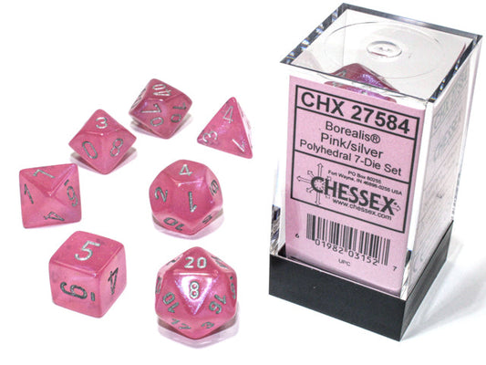 BOREALIS 7-DIE SET PINK/SILVER LUMINARY