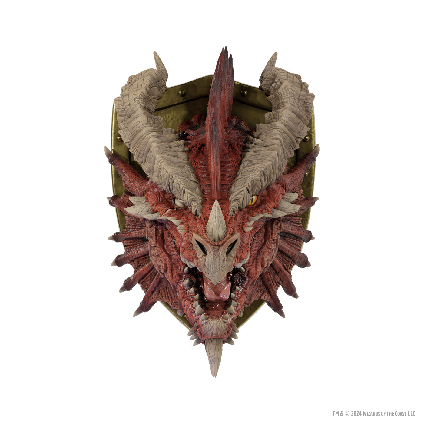 DND REPLICAS OF THE REALMS ANCIENT RED DRAGON TROPHY PLAQUE LIMITED EDITION 50TH ANNIVERSARY