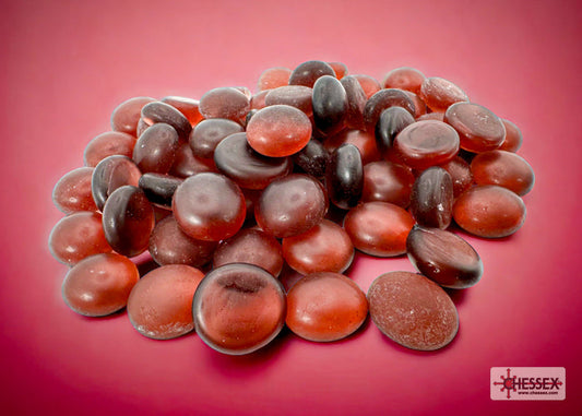 GLASS STONES FROSTED AMETHYST