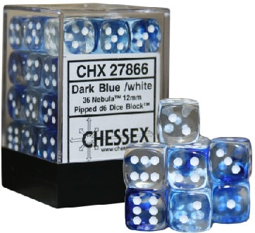 NEBULA 36D6 DARK BLUE/WHITE 12MM