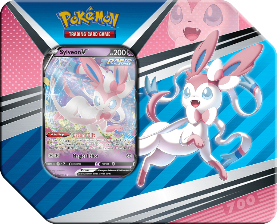 POKEMON V HEROES TIN SYLVEON