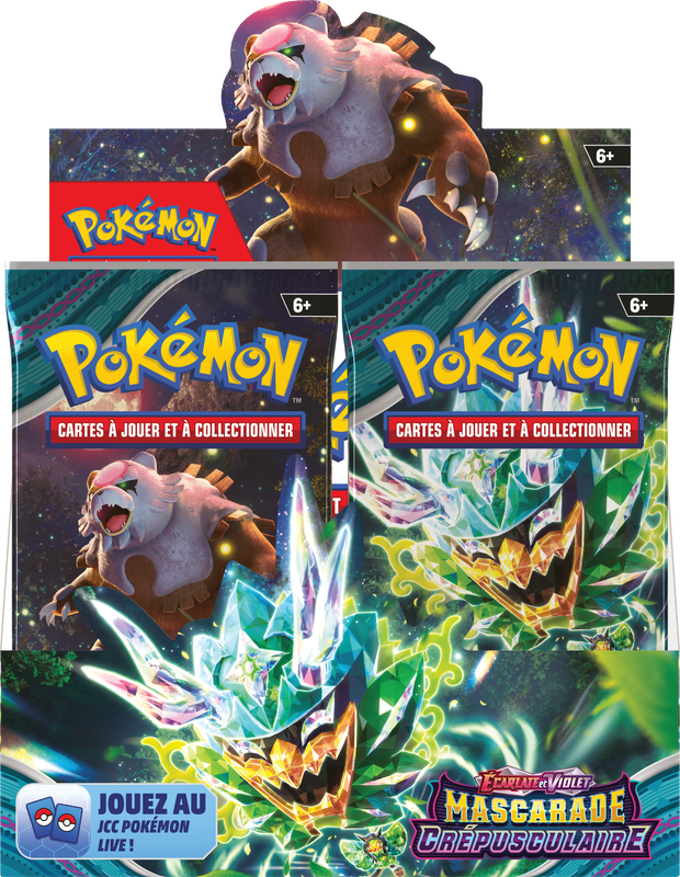 Pokemon SV6 Mascarade Crépusculaire Boîte de Booster (FRENCH)